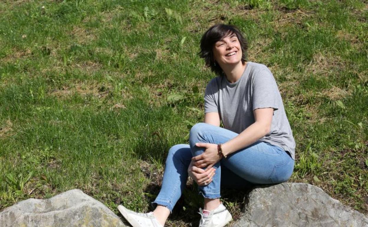 Anne Etchegoyen, este viernes en la casa de Cultura de Lugaritz de San